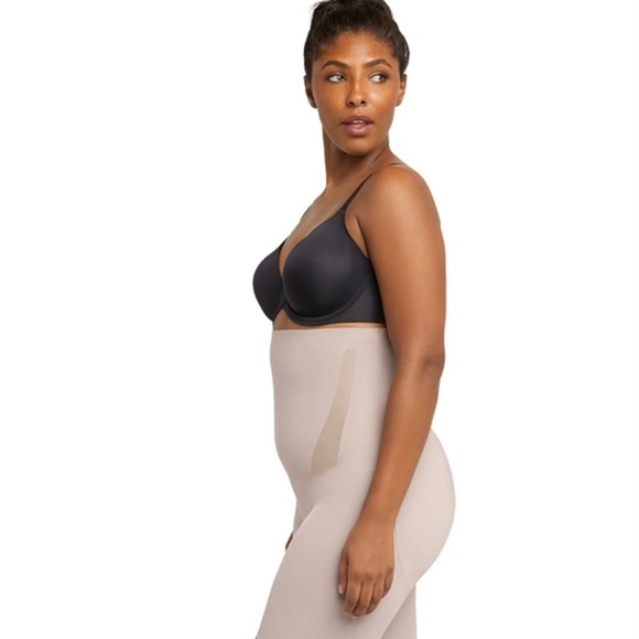 Maidenform Flexees Shapewear Women’s Size Small Blush High Waist Thigh Slimmer - Picture 9 of 9